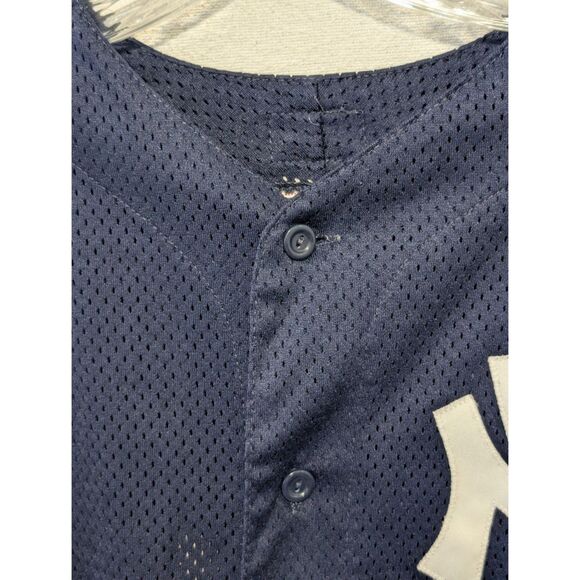 Authentic NY Yankees David Justice 28 Mesh Batting Practice Jersey Men's Size XL - Picture 4 of 10